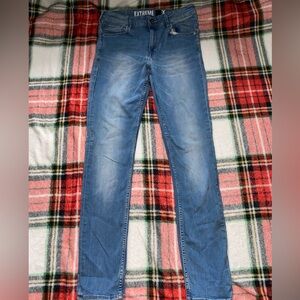 Skinny Fit & Denim Light Blue Pants